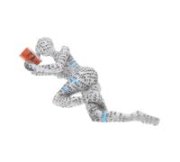 Happyyami Reader Sculpture Minimalist Artistic Resin Nordic Style Resistant to Deformation and Fading Small Reading Book Figurine for Office and Home Library Decor