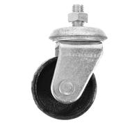 Happyyami Replacement Metal Horizontal Jack Casters for Floor Jack with User-friendly Installation and 12mm Screw Diameter