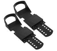 Happyyami Replacement Rowing Machine Foot Pedals Indoor Exercise Equipment Anti-Slip Rubber Pedal Attachments for Full-Body Workout Fitness Accessories