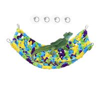 Happyyami Reptile Hammock for Bearded Dragons and Lizards Bed Space-saving Hanging Design Easy to Clean Pet Lounger for Reptile Tanks and Habitats