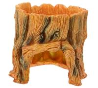 Happyyami Reptile Hideout Cave for Humid Environments Natural Aquarium Decoration for Leopard Geckos and Other Small Reptiles Interactive Structure for Secure Retreats