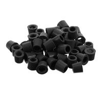 Happyyami Rubber Sealing Ring Nitrile Rubber Gasket for Air Conditioning 50pcs, Easy Installation and Versatile Application, Black Seal Automotive Air Conditioning Hose Repair