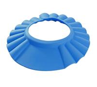 Happyyami Shower Cap Eva Resin and Plastic Adjustable Waterproof with Sturdy Elastic Blue Bath Hat Protector, for Hair Washing and Bath Time