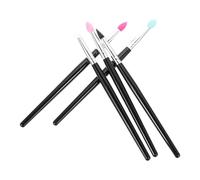 Happyyami Silicone Eyeshadow Brush Applicator for Applying Eyeshadow Sequin and Filling Eyelid 5pcs for Women for New Year and Birthday Makeup Looks