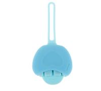 Happyyami Silicone Lip Brush Holder: Compact Dustproof Travel Case Organizer with Hanging Strap Hold 3 Lip Brushes for Purse Handbag - Ideal for Women and Girls