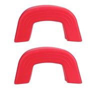 Happyyami Silicone Pot Handle Sleeve Pair Red Small Non-Slip Heat Insulation Cover Pot Side Handle Protector for Kitchen Cookware Safety