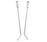 Happyyami Silver Metal Wheel Precision Craftsmanship to Stability 2pcs Front and Rear Rim for Dirt Bikes and Motorcycles for Off-road Adventures