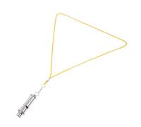 Happyyami Silver Stainless Steel Bird Training Whistle Portable for Pigeons and Young Birds Survival Whistle with Clear Loud Sound for Outdoor Pet Training and Emergency Use