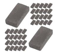 Happyyami Simulation Clay Micro Brick 80pcs Decor Landscape Terrarium Model Accessories Red Sturdy Fine Texture for Turtle Tank Semi-aquatic Terrarium Landscapes