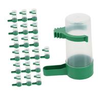 Happyyami Small Birds Automatic Waterer Bird Drinker Bowl Pigeon Water Dispenser Bird Feeders for Birds Parakeet Feeder Anti-spill Easy Refill