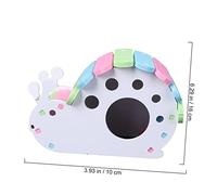 Happyyami Snail Shaped DIY PVC Hamster House Cozy Sleeping Nest for Small Pets Durable Safe Pet Hut Hideout for Dwarf Hamsters Resting Spot for Hamster Supplies