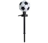 Happyyami Solar Outdoor Lights Decorative Solar Outdoor Lights Soccer Ball Shaped Stake Lamp Yard Lawn Powered for Garden Patio Lawn Backyard Sports Theme Party Supplies
