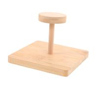 Happyyami Stackable Bamboo Paper Cup Holder Organizer with Spill Design Vertical Vanity Cup Dispenser Stand for Office Kitchen Bathroom Countertop Natural Finish