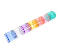 Happyyami Stackable Portable Pill Organiser Box with Multiple Compartments, Plastic Weekly Medicine Case for Travel and Home Use, Convenient Pill Box Organiser for Patients and