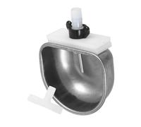 Happyyami Stainless Steel Automatic Rabbit Water Bowl Small Animal Drinking Fountain Lid Convenient PET Water Dispenser for Rabbits and Small Pets 500ml Capacity