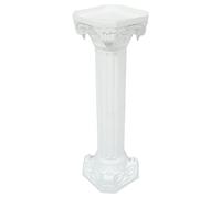 Happyyami Statue Plinth Sundial Plinth Roman Pillar Greek Column Statue Plastic Stand Figurine Sculpture Sand Table Game Indoor Outdoor Wedding Decorations Plinth Stand