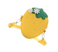 Happyyami Strawberry Small Shoulder Bag Crossbody Bag Adjustable Strap Pu Material for Travel Use
