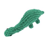 Happyyami Sturdy Bite-resistant Dinosaur Shaped Made of Cotton Rope Dog Chew Puppy and Training Tool to Correct Destructive Habits for Puppies and Dogs for Teething and Interactive Play