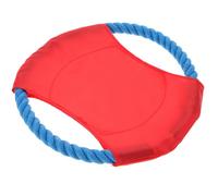 Happyyami Sturdy Bite-resistant Soft Fabric Flying Disc Dog Toy for Training and Fetching, Lightweight Design Suitable for Samoyed and Golden Retriever Puppies, Portable and Color Style