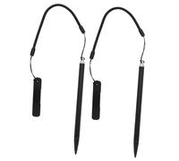 Happyyami Stylus Pens Ergonomic Design 2pcs with Anti-lost Lanyard and Clip Aluminium and Abs Material for Resistive Touchscreen Suitable for Tax Printer and Pos Systems in Industrial