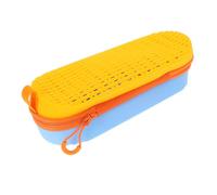 Happyyami Swimming Goggle Case Drain Hole Lightweight Silicone Goggle Holder for Organized Storage Yellow and Options
