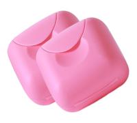 Happyyami Tampon Case Reusable Portable Storage 2pcs Holder Plastic Box, with Compact Design Personal Items Menstrual Cups Travel for Bathroom and On-the-go