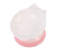Happyyami Tilted Ceramic Dog and Cat Bowl Anti-slip Elevated Feeding Dish for Comfortable Eating Gradual Color Design for Reducing Vomiting and Neck Strain for Pets