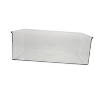 Happyyami Transparent Small Pet Bath Container Plastic Hamster Bathtub Practical Bathing Basin for Hamsters and Small Animals