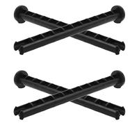 Happyyami Trash Can Locking Lid Pins 4pcs Plastic 21cm Garbage Bin Hinge Replacement for Home Outdoor 240L Wheelie Bin
