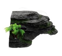 Happyyami Turtle Platform Large Basking Platform for Fish Tank Reptile Tank Accessories Resin Turtle Basking Platform Hide