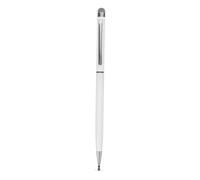 Happyyami Universal Capacitive Stylus Pen for Phones and Tablets, Fine Point Silicone Touchscreen Stylus for Students and Artists, White Dual-use Touch and Writing Pen Compatible