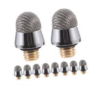 Happyyami Universal Replacement Stylus Pen Tips Smooth Writing and Accurate Touch 10pcs with Conductive Fiber and Metal M5 Outer Thread for Touch Screen Devices and Tablets