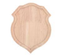 Happyyami Unpainted Wooden Carved Applique: Wood Applique Onlay - Wooden Plaque for Craft Carved Natural Planks Board DIY Mirror Frame