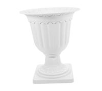 Happyyami Urn Planter Flower Pot Vase Premium Plastic Roman Column Grecian Plant Pot Decorative for Yard Wedding Party Balcony Porch Table Decor Size L