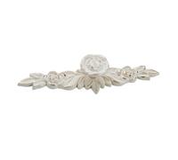 Happyyami Vintage Cabinet pulls Cupboard Door Knobs Beige Rose-Shaped Zinc Alloy for Cabinets Doors Home Decoration