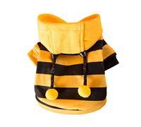Happyyami Warm Puppy Dog Hoodie Stylish Pet Cosplay Clothing for Autumn Comfortable Breathable Material Unique Design to Showcase Your Pet Personality for Dogs and Cats