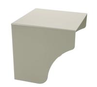 Happyyami Weatherproof Beige Iron Ev Charger Cover 200mm Electrical Outlet Wall Mounted Protective Box Easy to Install Outdoor Charging Station Accessory