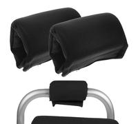 Happyyami Wheelchair Handle Covers 2Pcs Polyester Fiber, Soft Padded Ergonomic Grips to Protect Hands and Reduce Hand Washing, Suitable for Disabled and Elderly Users
