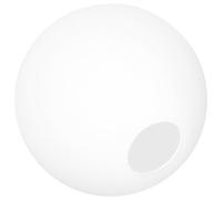Happyyami White Glass Globe Light Shades Ball Shaped Lamp Shade Accessory for Home Lamp Decoration with Minimalist Contemporary Style and Decorative Fashion Appearance