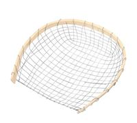 Happyyami Wire Winch Pan Sifting Dustpan Coal Filter Pan Mesh Potable for Prospecting Use in Outdoor Mining Activities