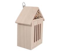 Happyyami Wooden Insect Hotel for Garden Educational Bee Nesting Box Butterfly Shelter for Ladybugs Backyard Insects Natural Habitat for