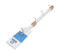 Happyyami Wooden Oar Wall Hook Wooden Hook Nautical Oar Paddle Hanging Decorations Wall Coat Rack Ornament for Home Living Room 40cm