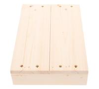 Happyyami Wooden Step Stool with Foot Rest for Desk and Kitchen, Space Saving Design, Easy to Store, for Bathroom and Getting off Cabinets, Foot Stool and Mothers