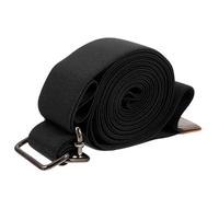 Happyyami Yoga Meditation Stretch Belt for Flexibility and Resistance Training Non-elastic Tension Strap for Pilates and Physical Therapy Black Auxiliary Rope for Posture Correction and