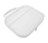 Happyyami Zipper Hard Shell Cosmetic Bag Travel Clear Plastic Makeup Storage Case Organizer for Skincare Makeup Toy Storage Small Accessories