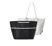 HapSmile Bag Organiser Insert, Large Capacity Handbag Organiser Insert, Tote Bag Organiser Waterproof With 11 pockets, for Organising the Contents Inside a Handbag, 45×16×25cm, Black