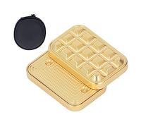 Haptic Slider Stress Relief Toy - Magnetic Brick Surface for Anxiety and ADHD Calm, Durable Metal Build with Portable Storage Bag for Office Travel School (type 1) (type 2)