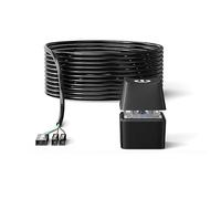 Haptufer LED Light Computer Desktop Switch PC Motherboard External Start Power Button Extension Cable for Home Office 10M Black Easy Install