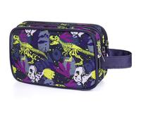 Hapycat Vipdeal Kids Toiletry Bag for Girls and Boys, Black Dinosaur
