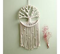 HAPYFURN Macrame Tree of Life Wall Hanging Handmade Boho Tapestry Dream Catcher Macrame Wall Art Bohemian Home Decor Nursery Decor Family Tree
